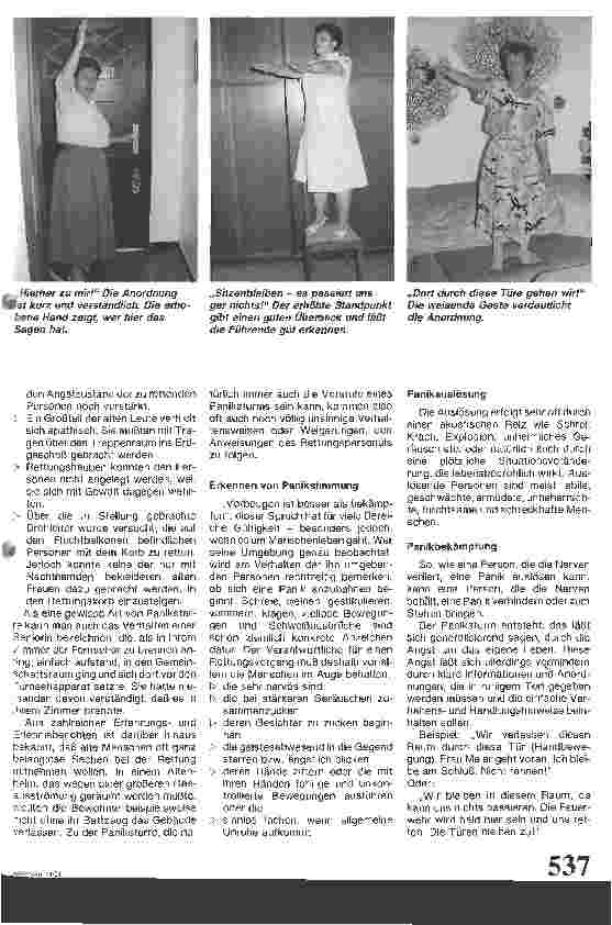 Vorschauseite 2: Panikverhalten bei Feuer