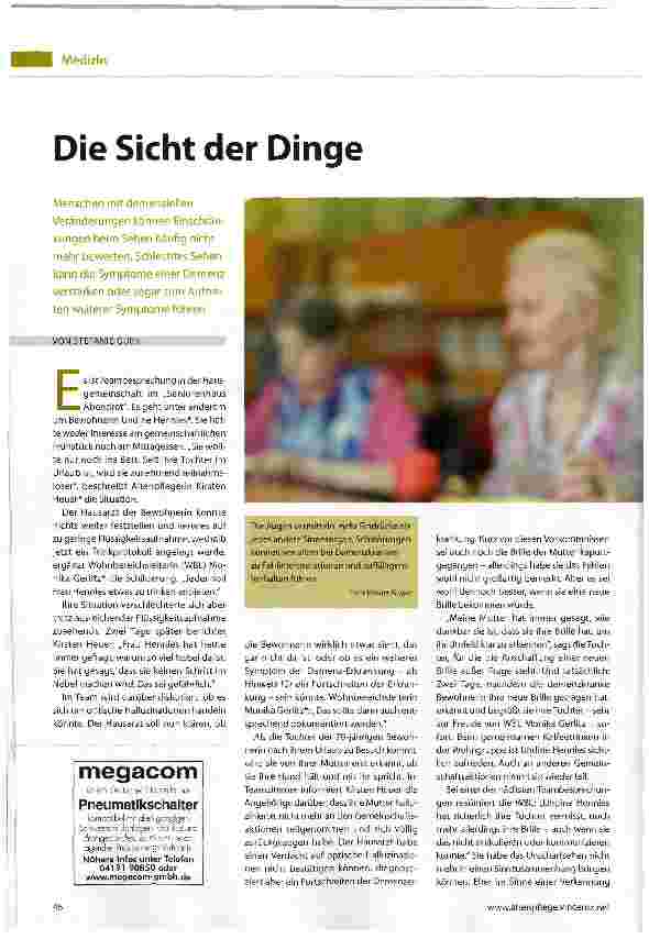 Vorschauseite 1: Die Sicht der Dinge