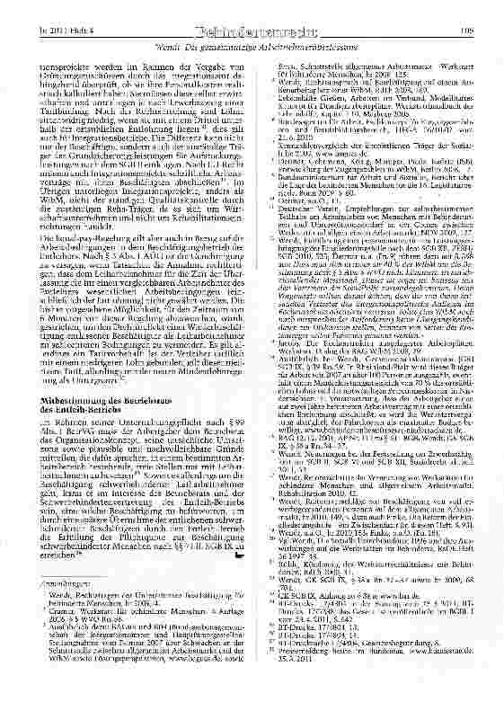 Vorschauseite 6: Die gemeinnützige Arbeitnehmerüber-lassune behinderter Menschen und die Reform des AUG