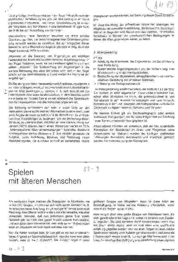 Vorschauseite 1: Spielen mit älteren Menschen