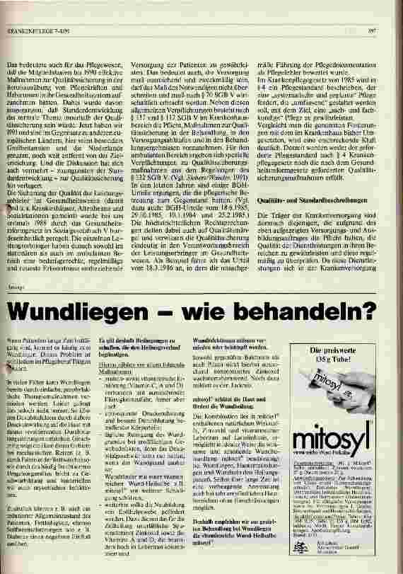 Vorschauseite 2: Pflegestandards - Wege zur Qualitätssicherung?