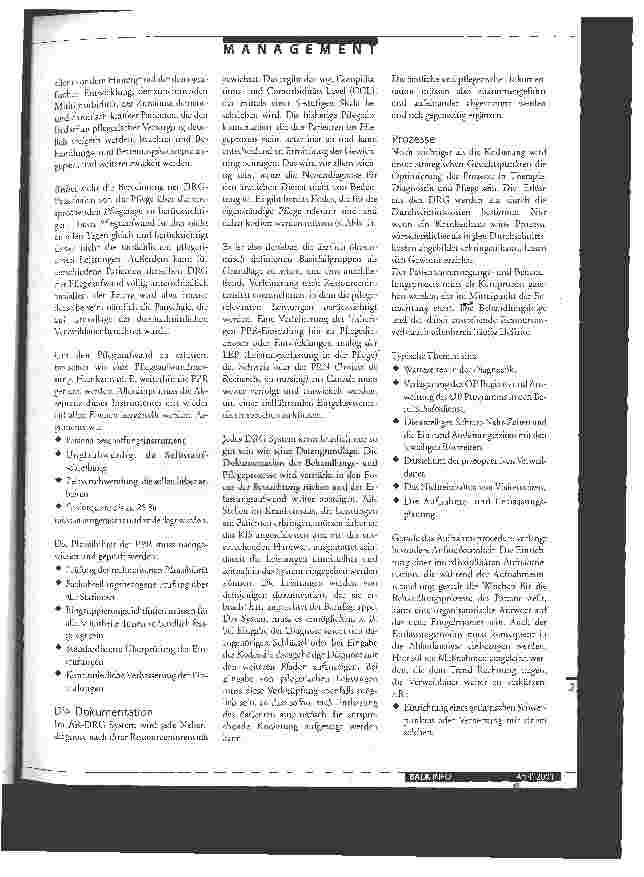 Vorschauseite 2: Chancen und Risiken des neuen Entgeltsystems aus pflegerischer Sicht Was ist zu tun?