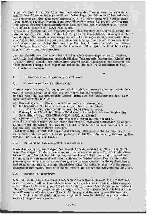 Vorschauseite 3: Einrichtung und Betrieb von Tagesbetreuungsstätten für Kinder von Mitarbeitern an Krankenhäusern in NRW
