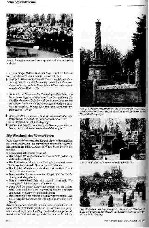 Vorschauseite 3: Islamische Bestattungsriten und Friedhofskultur