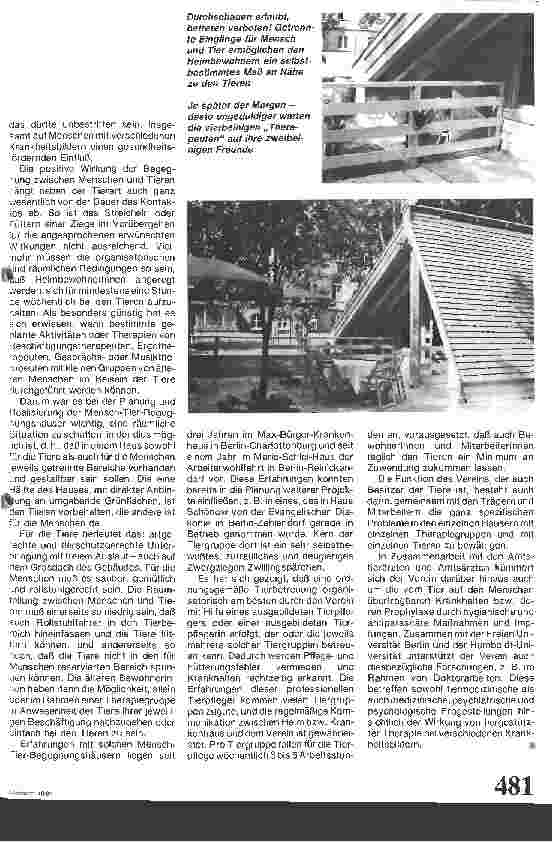 Vorschauseite 2: Mensch-Tier-Begegnungshaus