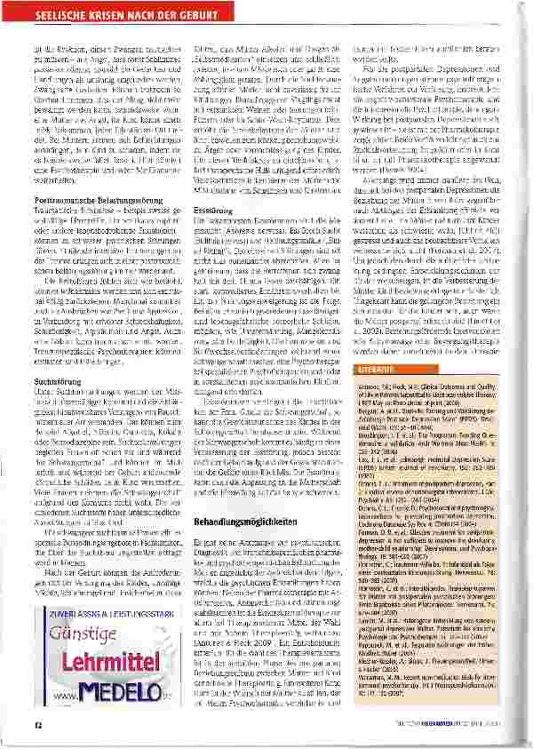 Vorschauseite 4: Peripartale psychische Erkrankungen