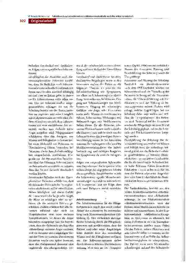 Vorschauseite 6: Patientenedukation während des stationären Aufenthalts nach Nierentransplantation