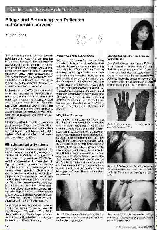 Vorschauseite 1: Pflege und Betreuung von Patienten mit Anorexia nervosa