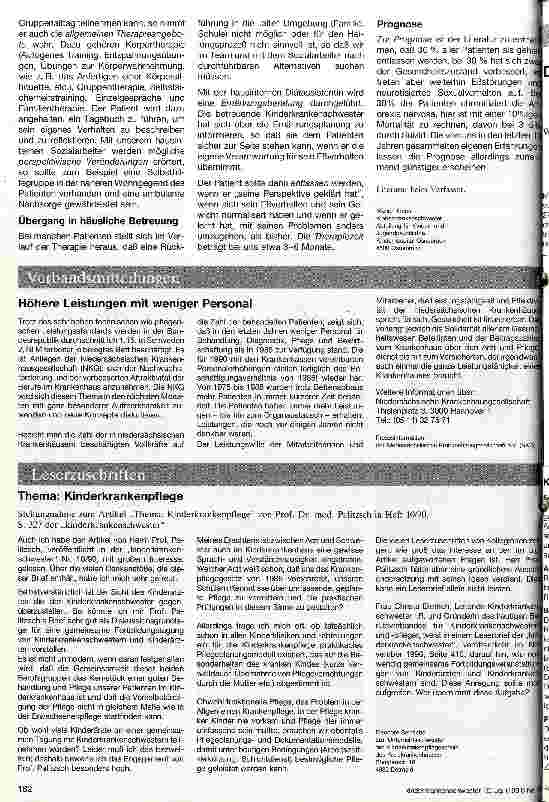 Vorschauseite 3: Pflege und Betreuung von Patienten mit Anorexia nervosa