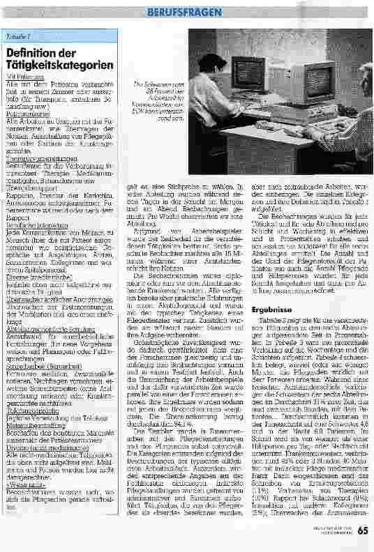 Vorschauseite 2: Wozu verwenden Pflegende ihre Zeit?