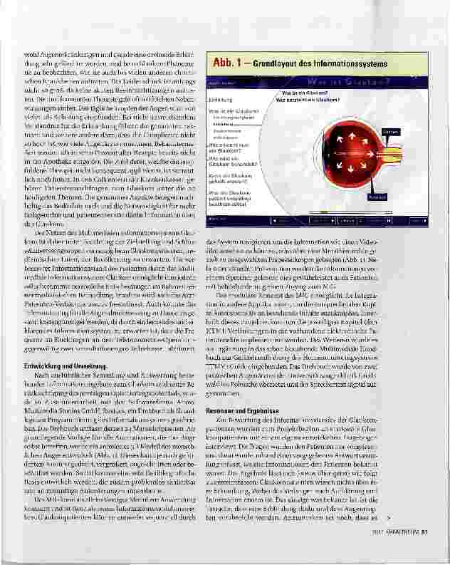 Vorschauseite 2: Patienteninformationssystem zur Stärkung der Gesundheitskompetenz chronisch Kranker
