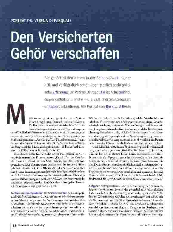 Vorschauseite 1: Den Versicherten Gehör verschaffen