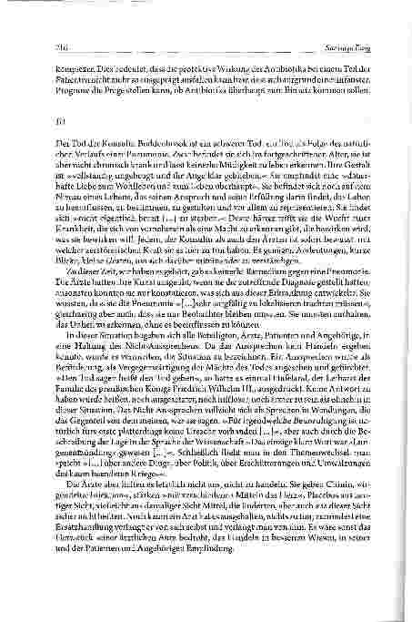 Vorschauseite 4: Der Tod der Konsulin Buddenbrook Über das Sterben des eigenen Todes