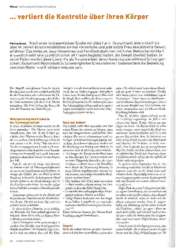 Vorschauseite 1: ...verliert die Kontrolle über ihren Körper