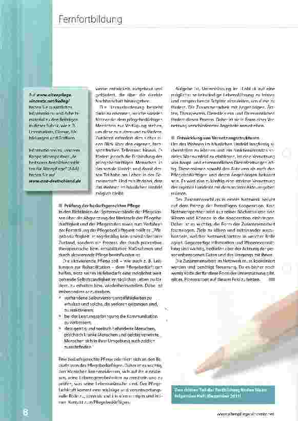 Vorschauseite 3: Bedarfe und Bedürfnisse