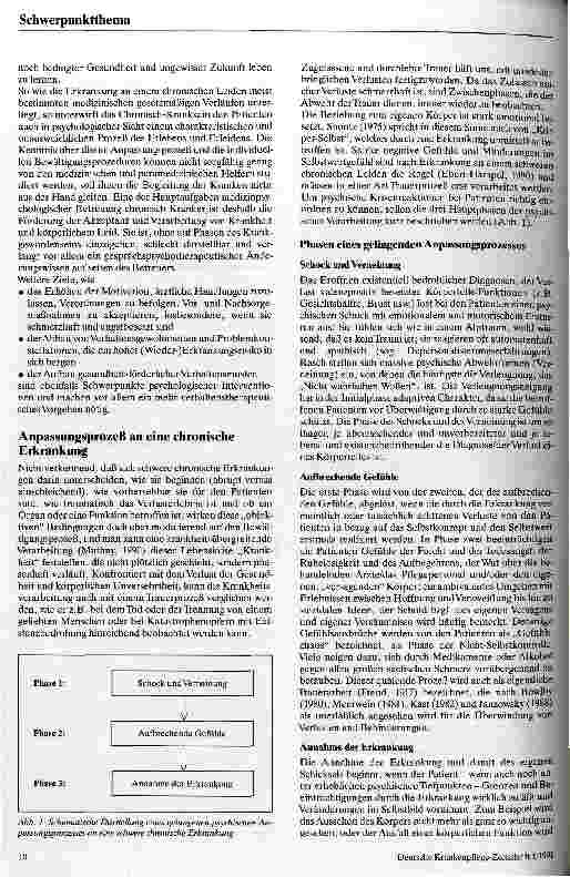 Vorschauseite 2: Medizinpsychologische Betreuung chronisch Kranker