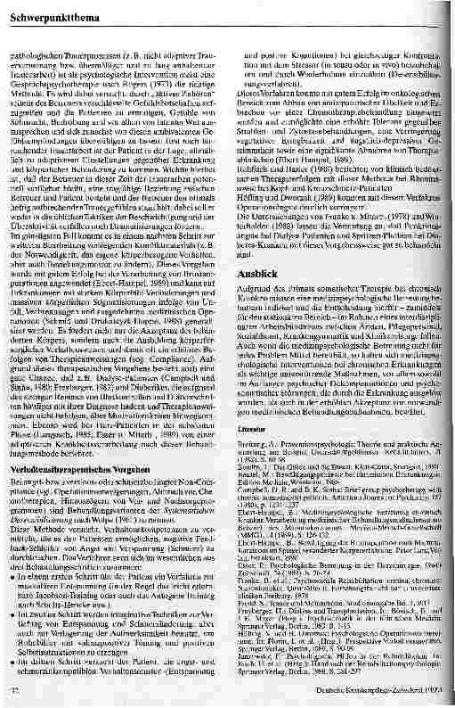 Vorschauseite 4: Medizinpsychologische Betreuung chronisch Kranker
