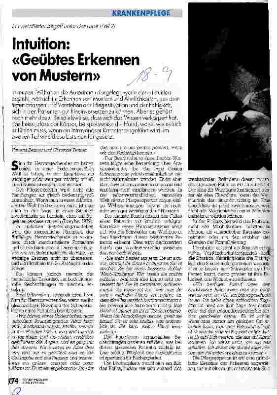 Vorschauseite 1: Intuition: Geübtes Erkennen von Mustern