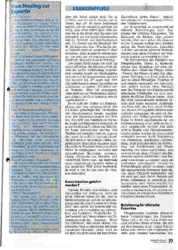 Vorschauseite 4: Intuition: Geübtes Erkennen von Mustern