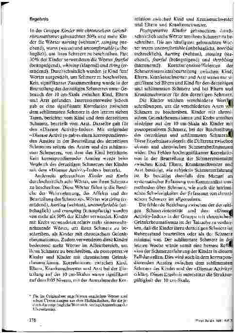 Vorschauseite 4: Erfassung von Schmerz bei Schulkindern