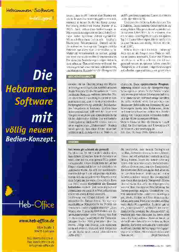 Vorschauseite 3: Übergewichtig:Wie die Mutter, so das Kind?
