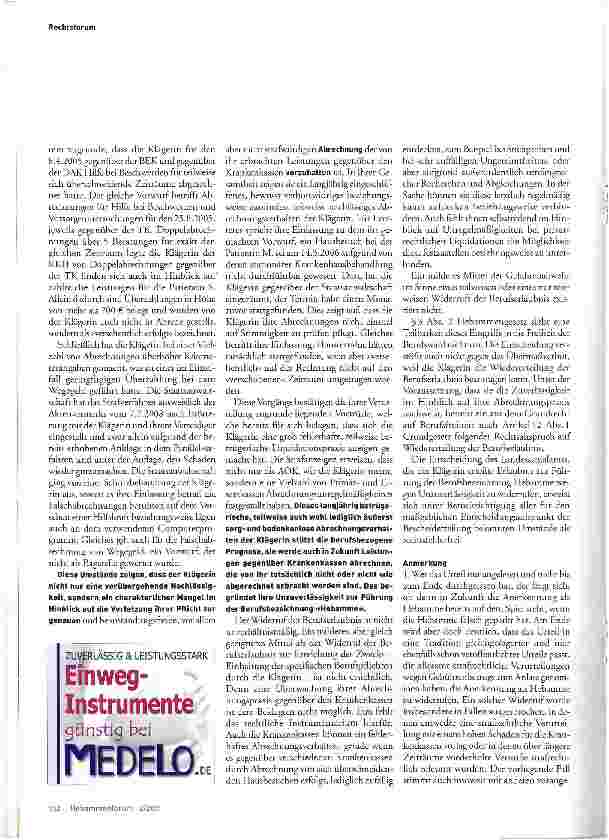 Vorschauseite 3: Entzug der Anerkennung bei Falschabrechnung
