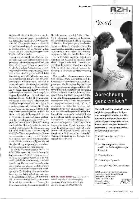 Vorschauseite 4: Entzug der Anerkennung bei Falschabrechnung