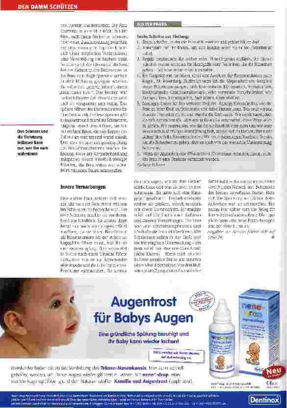 Vorschauseite 3: Heilarbeit nach Geburtsverletzungen