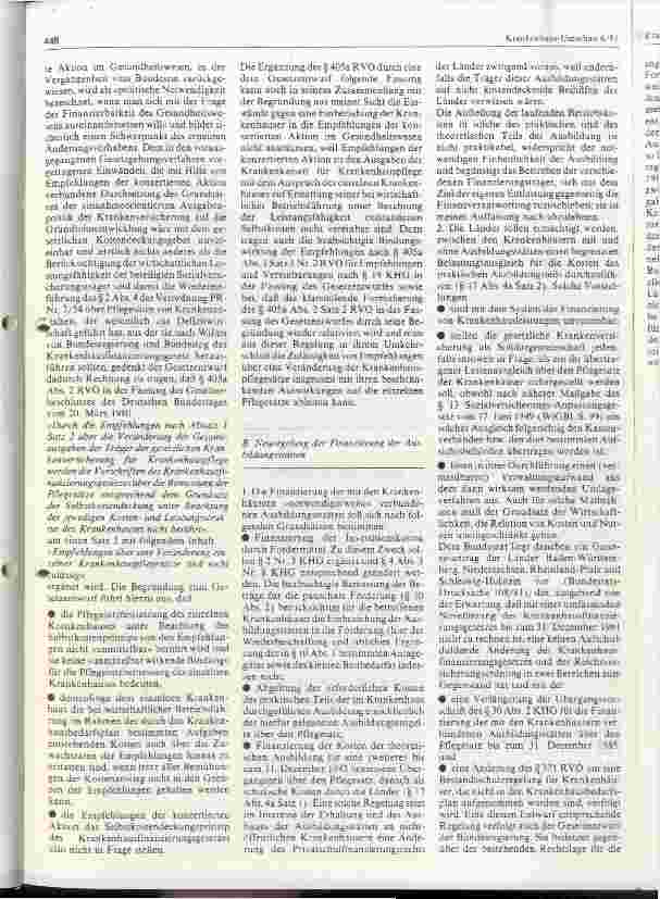 Vorschauseite 4: Änderung des Krankenhausfinanzierungsgesetzes