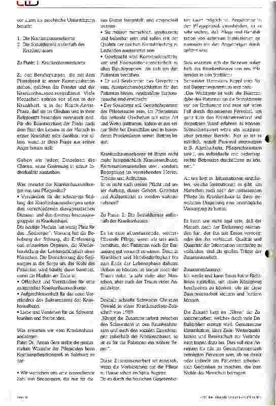 Vorschauseite 2: Zusammenarbeit mit anderen Berufsgruppen