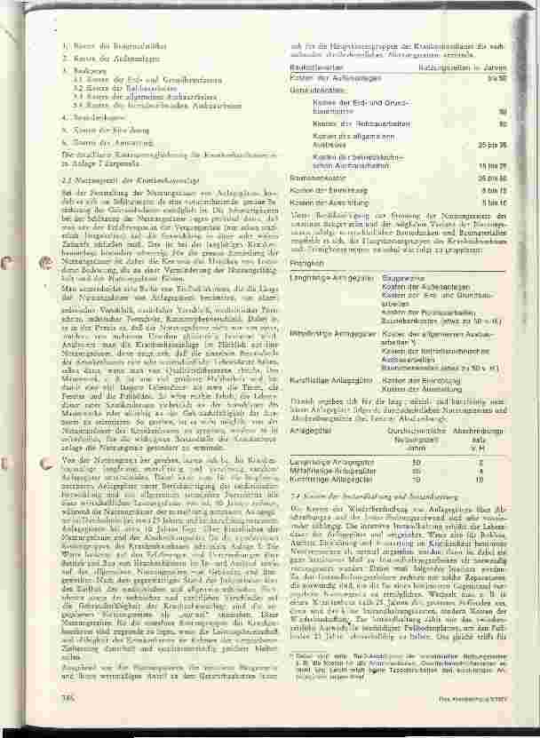 Vorschauseite 2: Kosten für die Wiederbeschaffung der mittelund kurzfristig nutzbaren Anlagegütern sowie der Instandhaltung und Instandsetzung von Krankenh.