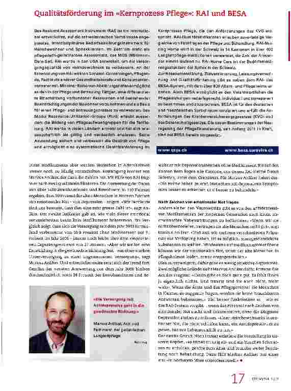 Vorschauseite 3: Unnötig: Ein Drittel der Heimbewohner bekommt ein Antipsychotikum