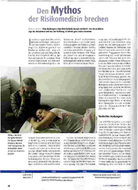 Vorschauseite 1: Den Mythos der Risikomedizin brechen