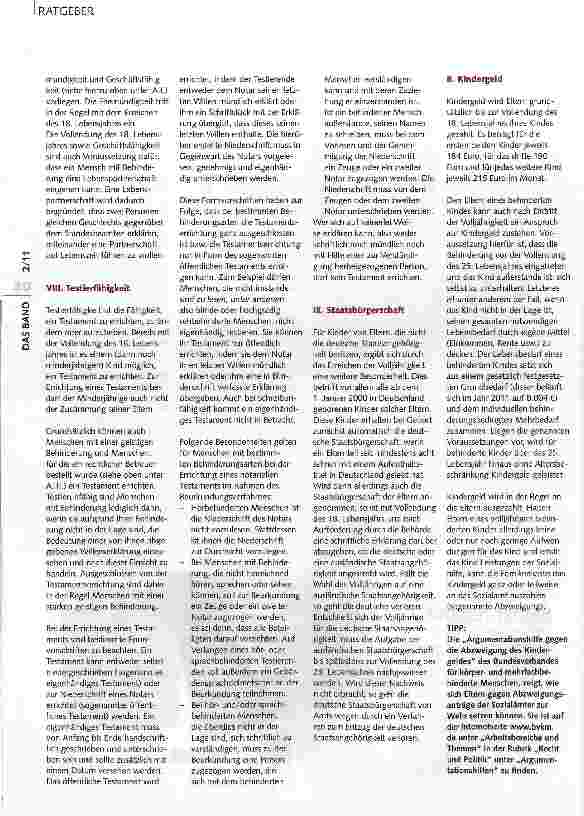 Vorschauseite 5: 18 werden mit Behinderung