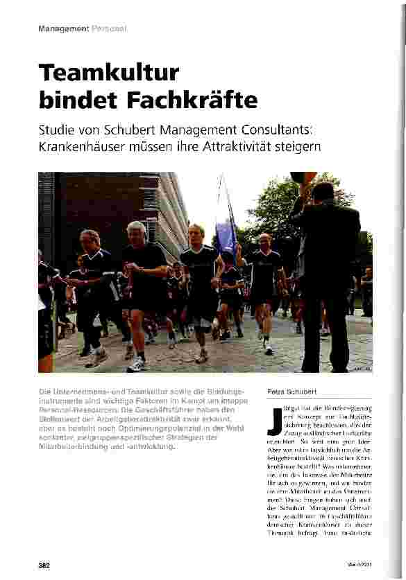 Vorschauseite 1: Teamkultur bindet Fachkräfte