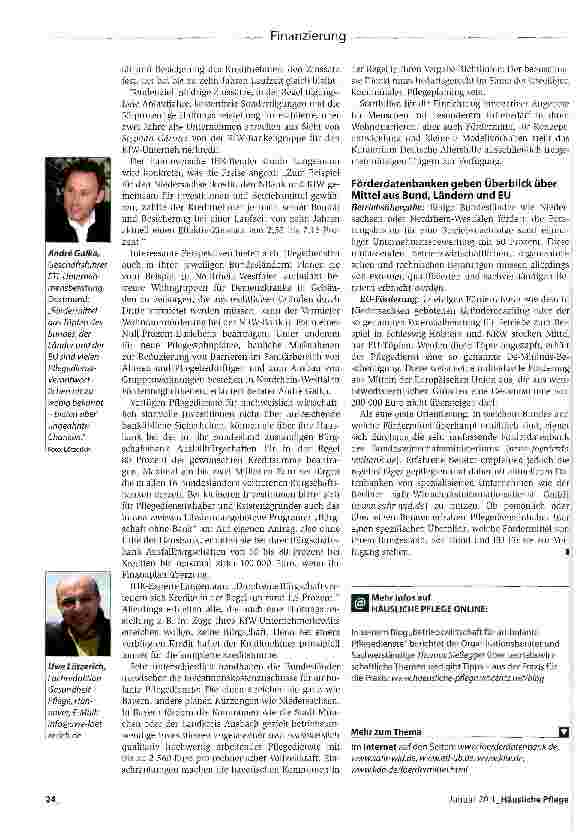 Vorschauseite 5: Chancen für Pflegedienste: Den richtigen Fördertopf für Betrieb und Projekte findenLicht in den dichten Förderdschungel bringen