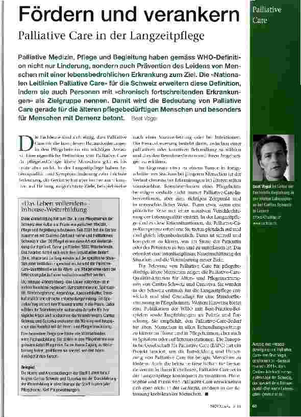 Vorschauseite 1: Fördern und verankern