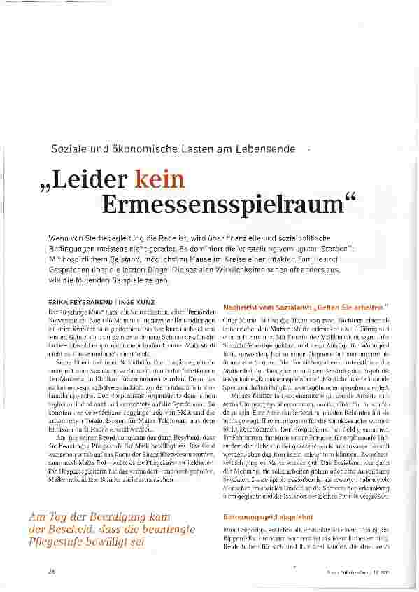 Vorschauseite 1: Leider kein Ermessensspielraum
