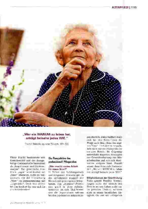 Vorschauseite 2: „Macht das alles noch Sinn?