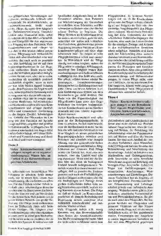 Vorschauseite 3: Mehr Fortbildung gegen den Frust - Versuch einer ersten Konkretisierung