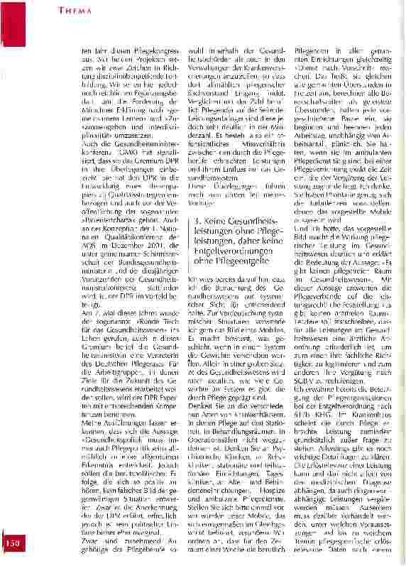 Vorschauseite 4: Gesundheitspolitik muss immer auch Pflegepolitik sein