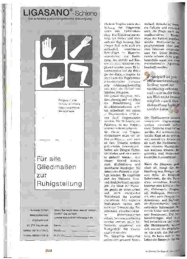 Vorschauseite 3: Malaria - eine Weltkrankheit Exotische Pflege