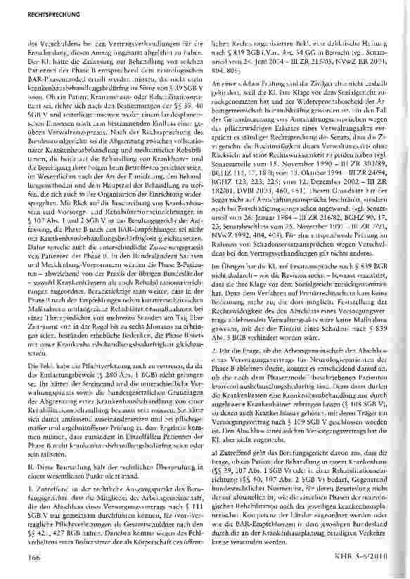 Vorschauseite 3: Haftung der Arbeitsgemeinschaft der Krankenkassenverbände im Zusammenhang mit dem Abschluss eines Versorgungsvertrags nach § 111 SGB V