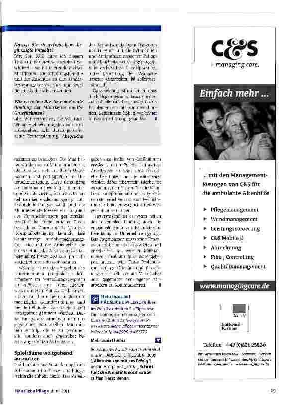 Vorschauseite 4: Entgeltsysteme mit interessanten Facetten