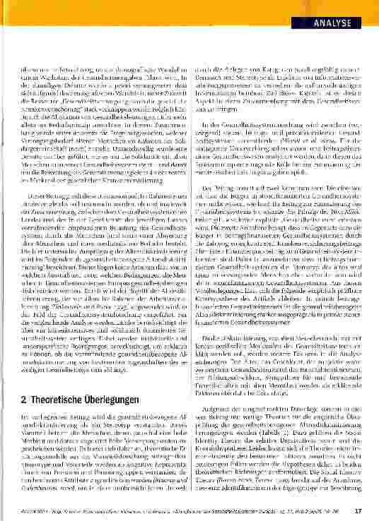 Vorschauseite 2: Abwertung älterer Menschen in beitragsund steuerfinanzierten Gesundheitssystemen Europas