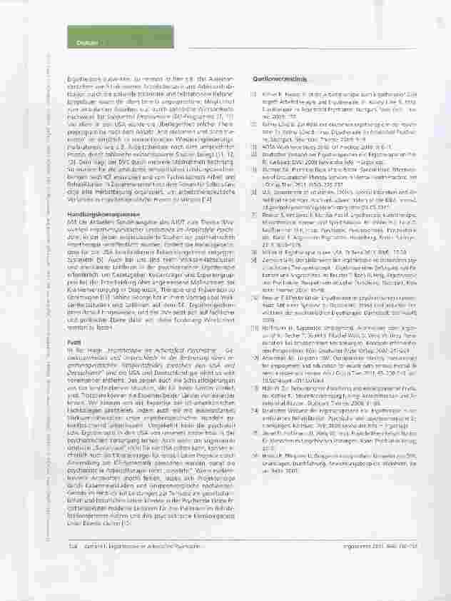 Vorschauseite 3: Ergotherapie im Arbeitsfeld Psychiatrie Gemeinsamkeiten und Unterschiede in der Bedeutung eines ergotherapeutischen Tätigkeitsfeldes zwischen den USA und Deutschland