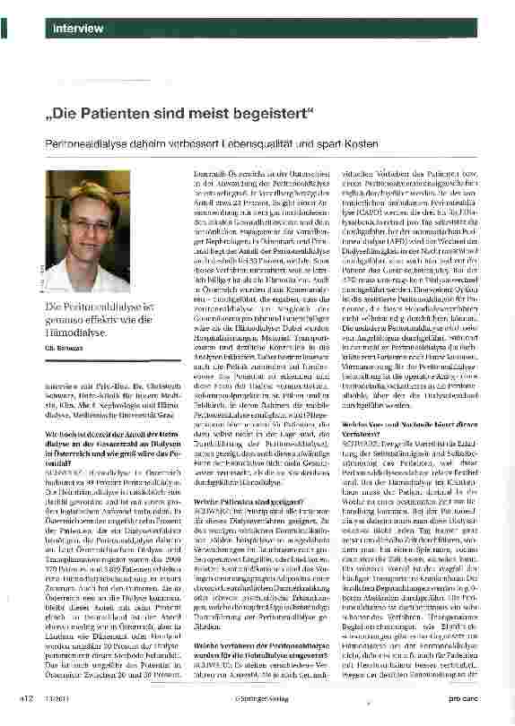 Vorschauseite 1: „Die Patienten sind meist begeistert