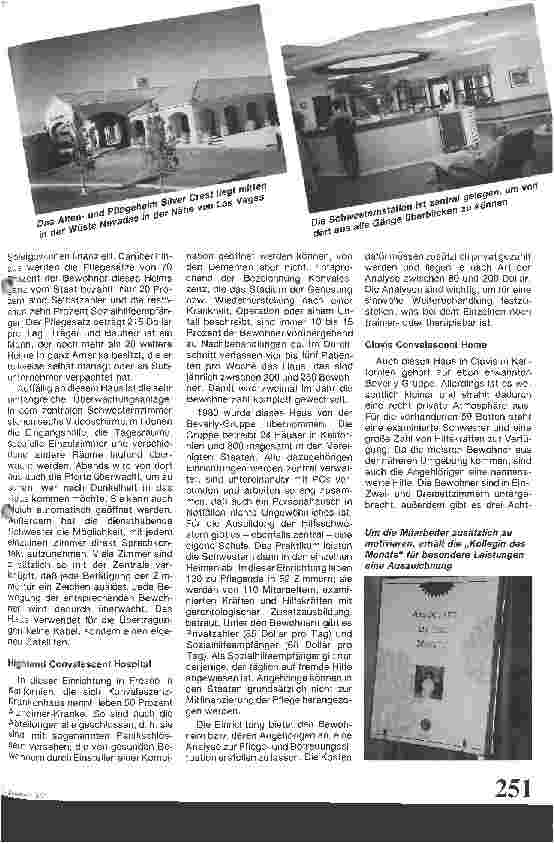 Vorschauseite 2: Altenund Pflegeheime in den USA (II)