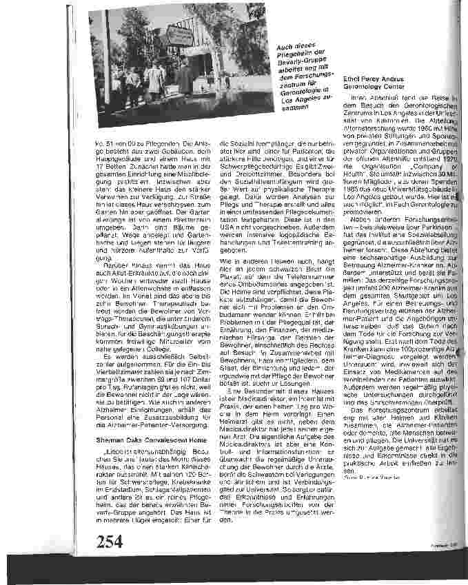 Vorschauseite 5: Altenund Pflegeheime in den USA (II)