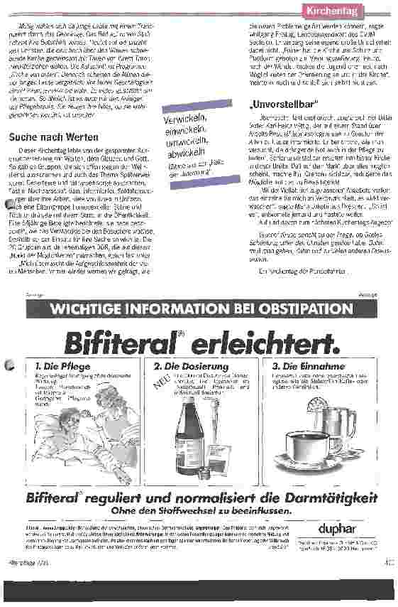 Vorschauseite 5: Ein Kirchentag auch für die Pflegenden In Essen-Steele wurde der Notstand diskutiert